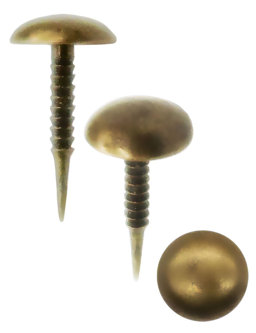 Polster Nägel Tacks 14mm Antik Bronze Messing X 20 